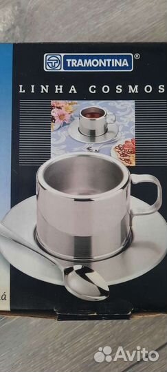 Чашка с блюдцем tramontina