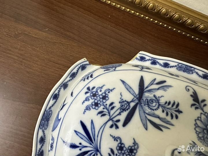 Блюдо для горячего с крышкой антиквариат