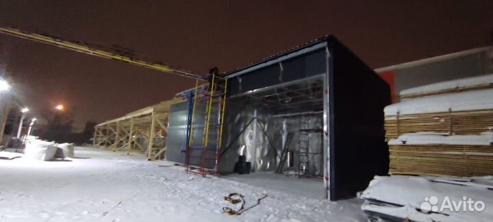 Сушильные камеры древесины - 50 куб.м загрузка