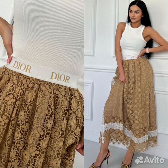Dior кружевные юбки 42/48