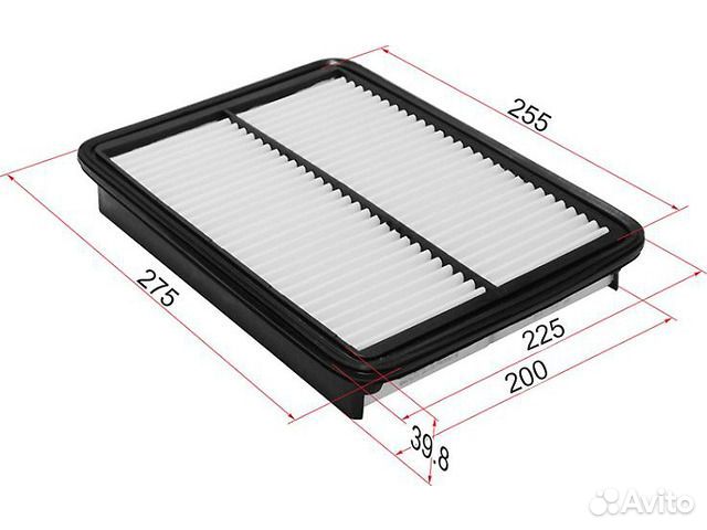Фильтр воздушный 2.4/3.0 Santa Fe Sorento