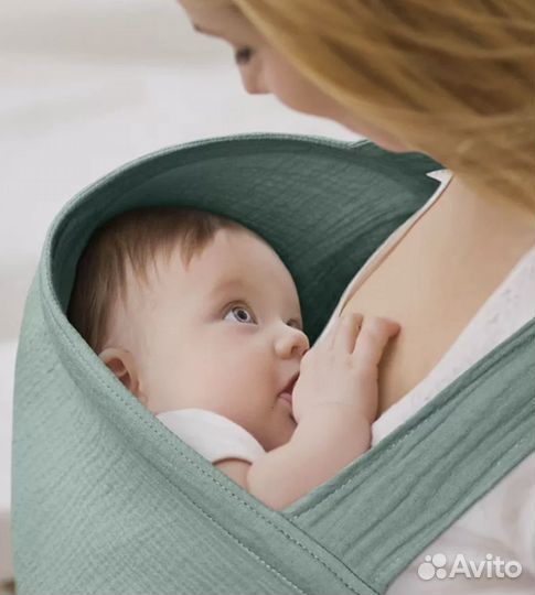 Муслиновый фартук для кормления