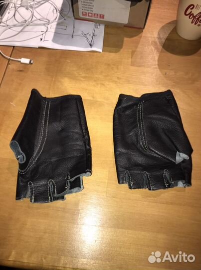 Мужские кожаные перчатки новые