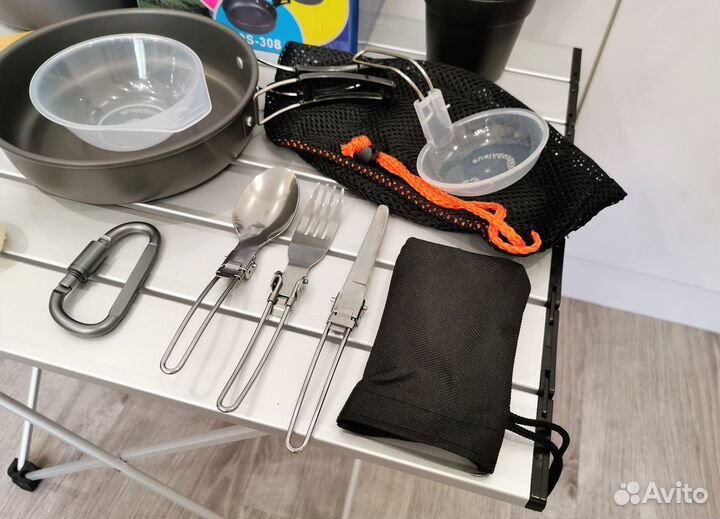 Набор туристической посуды разные варианты (новый)