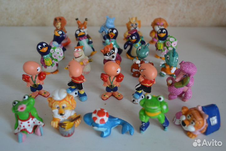 Игрушки Киндер-Сюрпризы 90-х и современные. Сборка