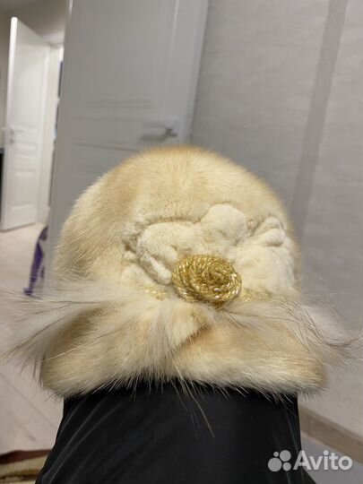 Шапка норковая женская бу