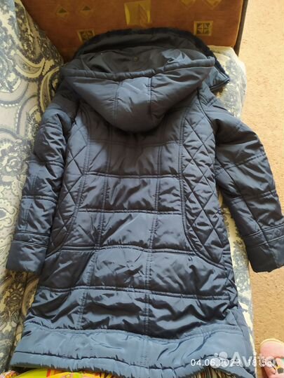 Куртка зимняя удлиненная женская