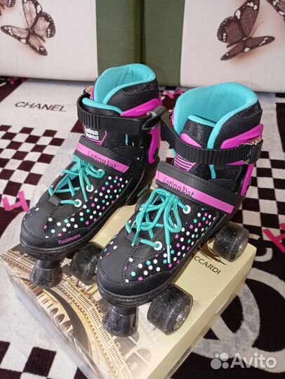 Роликовые коньки детские раздвижные 30-33 р