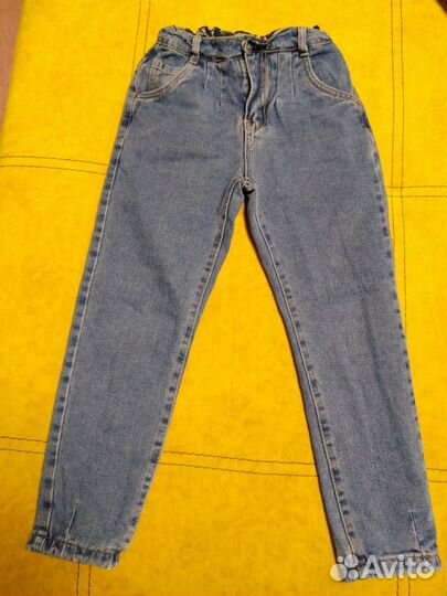 Джинсы для девочек тёплые