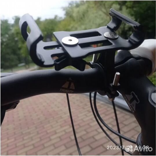 Держатель для телефона на велосипед (алюминий)