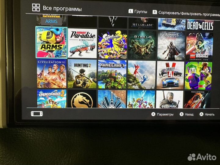 Nintendo switch oled с играми