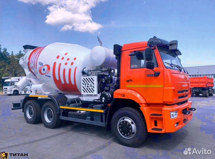 Доставка бетона миксером