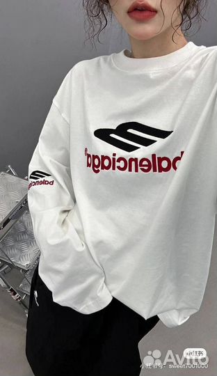 Лонгслив женский Balenciaga премиум