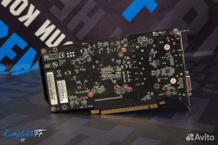 Видеокарта Palit dual GeForce GTX 1050 Ti OC 4G