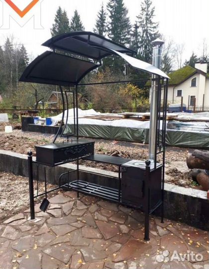 Мангал С крышей