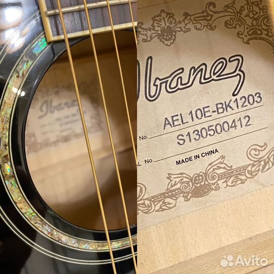 Электроакустическая гитара Ibanez AEL10e