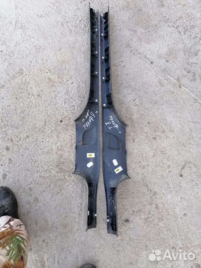 Пороги салона пластиковые Фольксваген Гольф 5 плюс