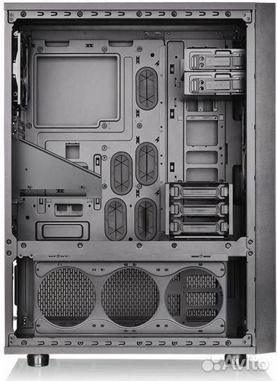 Корпус ATX Thermaltake Core X71 TG, Full-Tower, бе