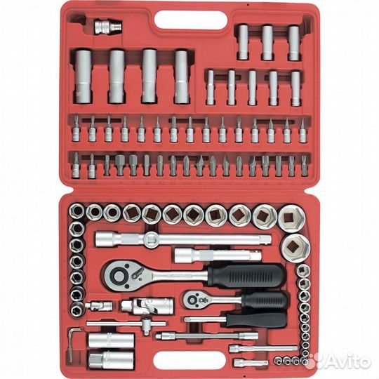 Набор слесарно-монтажный с квадратами, 1/4, 1/2, 9