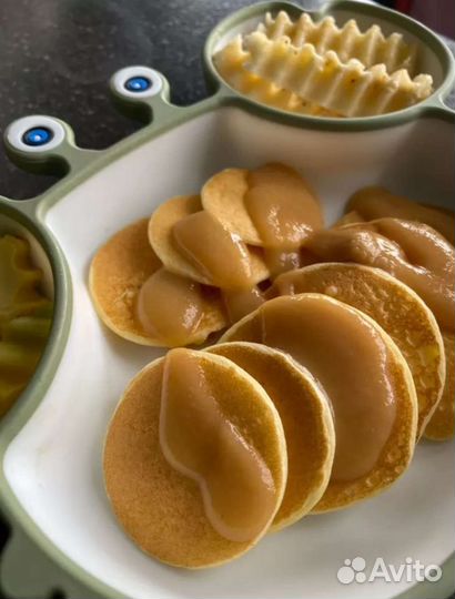 Набор детской посуды на присоске