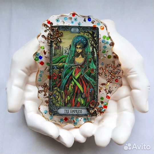 Подставка под чашку, бокал, свечу Таро Императрица
