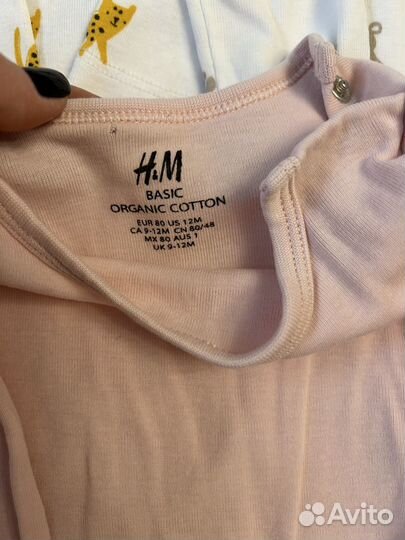 Боди для девочки hm 80