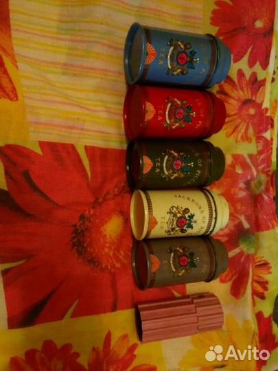 Баночки для чая Jacksons Tea И мельница СССР