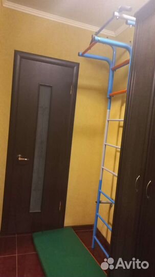 Шведская стенка с турником и матом бу