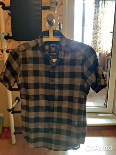 Новые рубашки с коротк.рукавом на мальчика пакетом