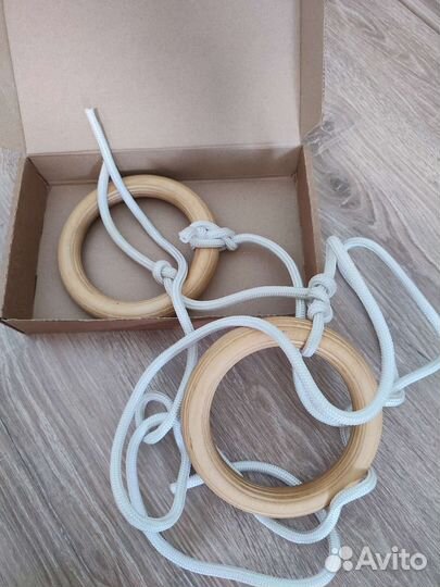 Гимнастические кольца деревянные