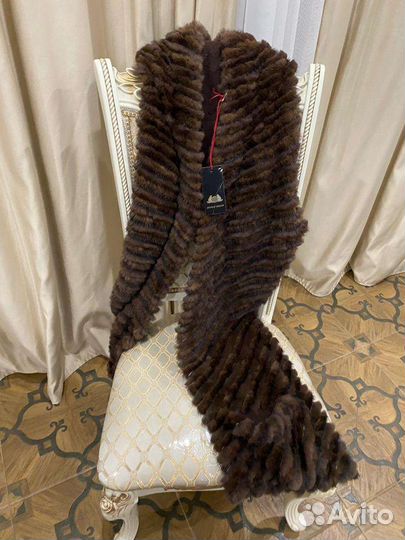 Палантин из норки оригинал новый