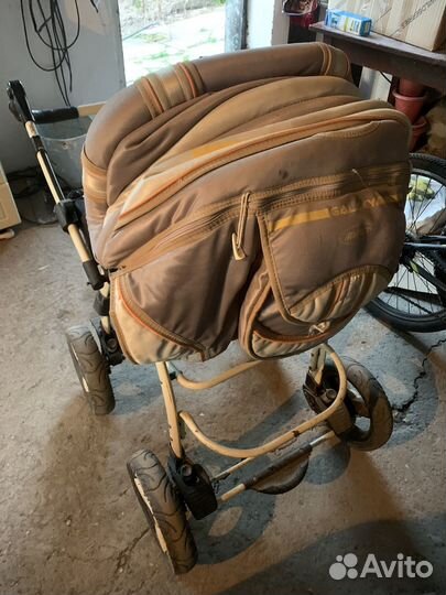 Прогулочная коляска бу 2в 1 отдам за 3000т