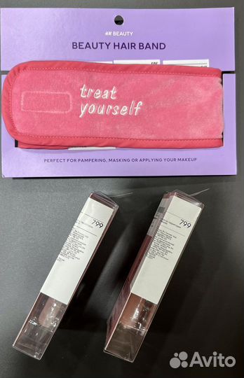 Массажер для лица и повязка на голову HM H&M