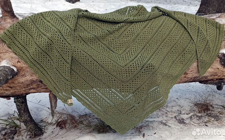 Шаль ручной работы