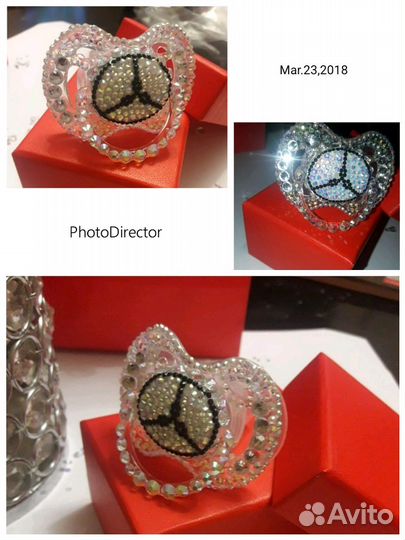 Оформление кристаллами