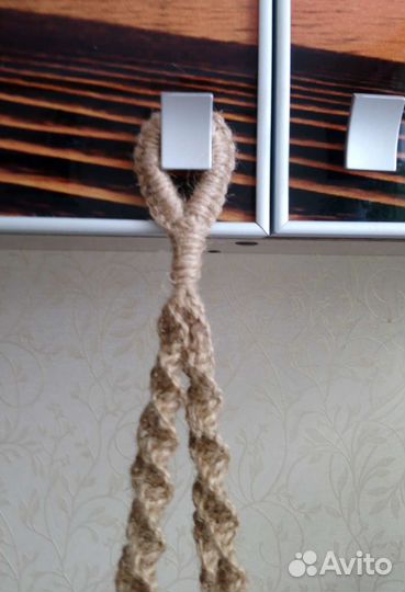 Кашпо подвесное макраме