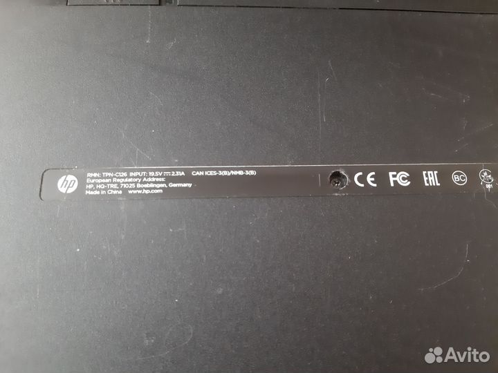 Ноутбук hp