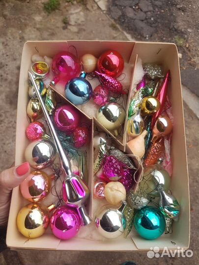 Елочные игрушки СССР