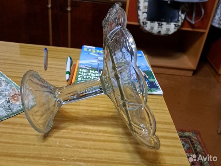 Ваза для фруктов на ножке СССР