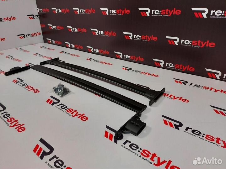 Рейлинги поперечные Toyota Prado 120 Черные S2088