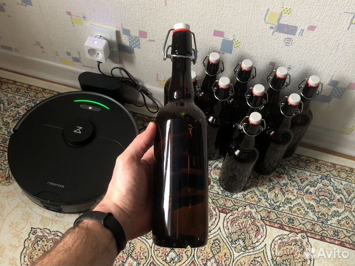 Бутылка с бугельной пробкой 0.75л