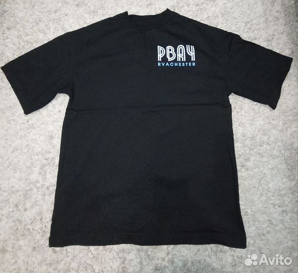 Футболка оверсайз мужская черная