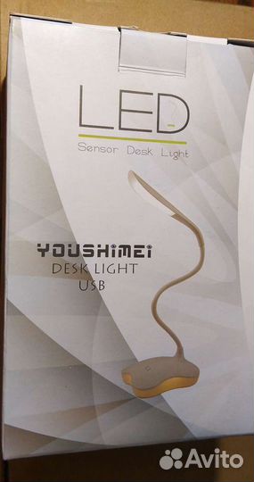 Настольная лампа с аккумулятором и сенсорным выклю