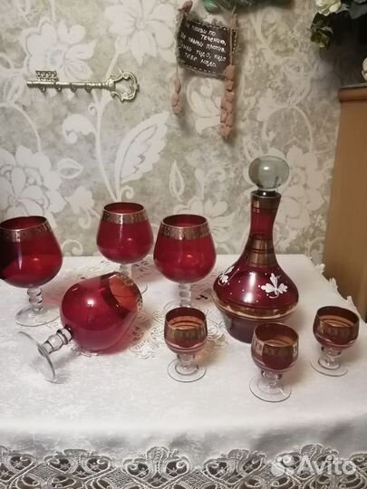 Графин, Вазы, подносы из хрусталя