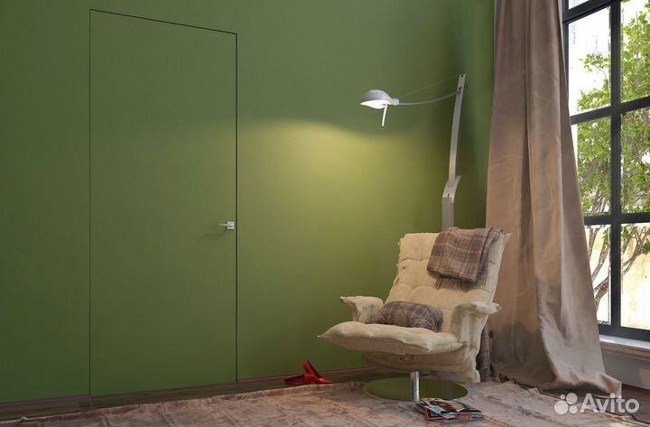 Скрытая дверь с коробкой