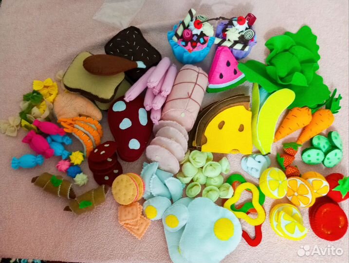 Еда из фетра