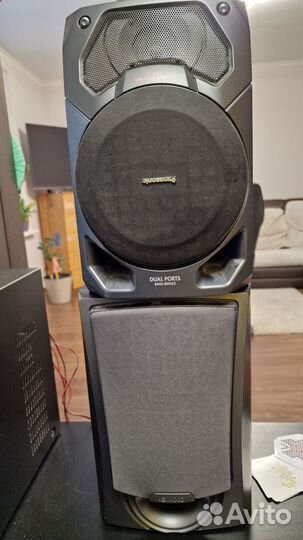 Музыкальный центр kenwood rxd-303 + 4 колонки