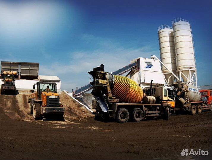 Бетон от производителя, доставка миксером