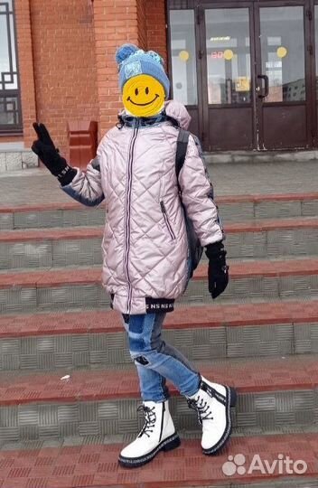 Куртка удлиненная nikastyle для девочки 134