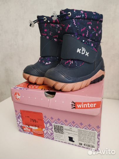 Сапожки зимние для девочки